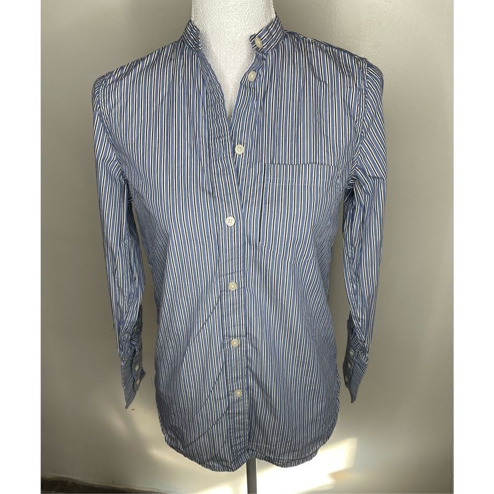 J.Crew Long Sleeves Striped Button Down